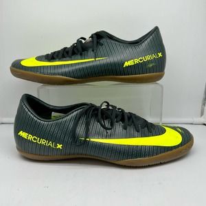 Nike Shoes Mens 11.5 Mercurial X Victory Indoor Soccer Yellow Green